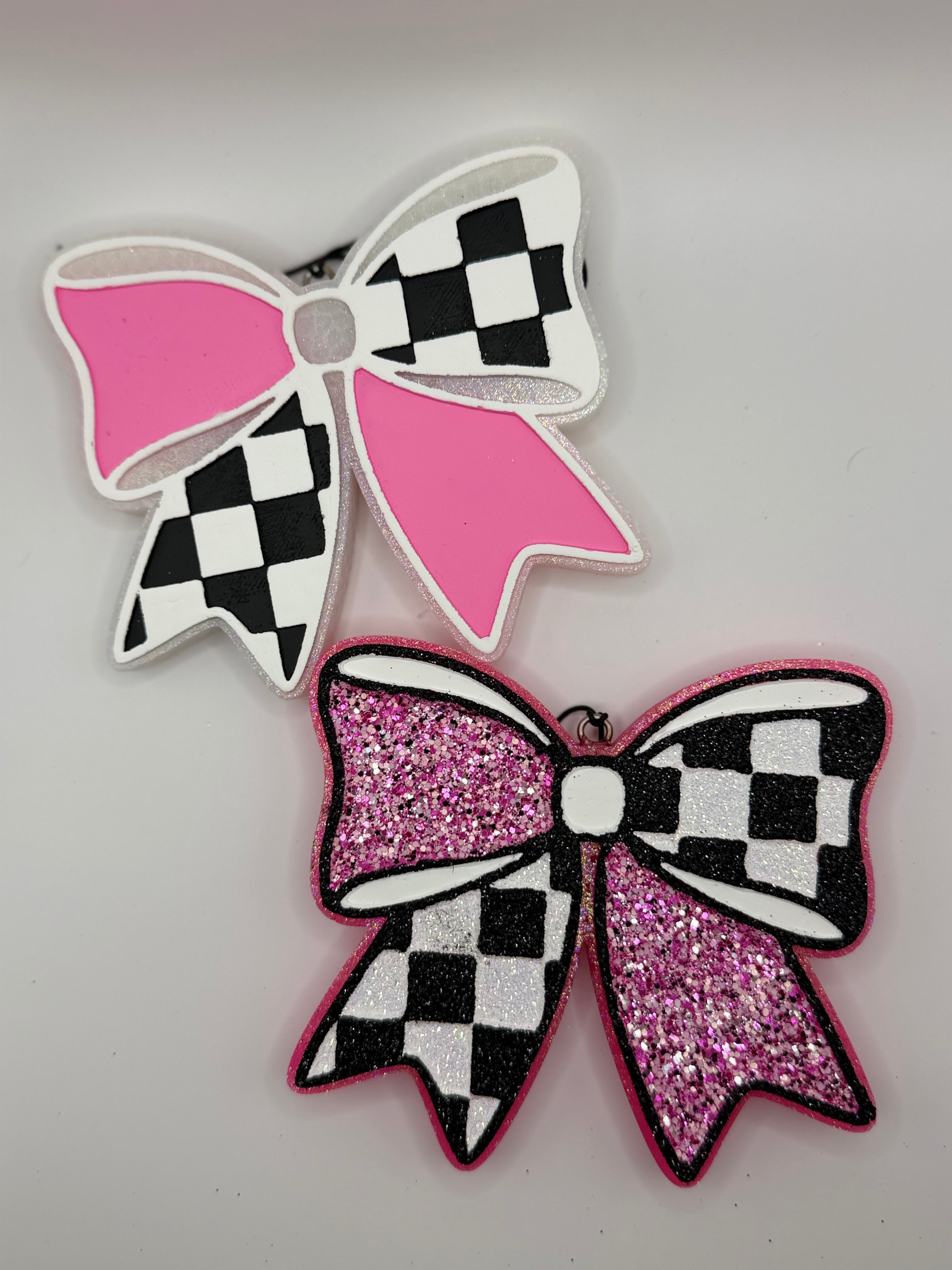 Plain Checkered Bow