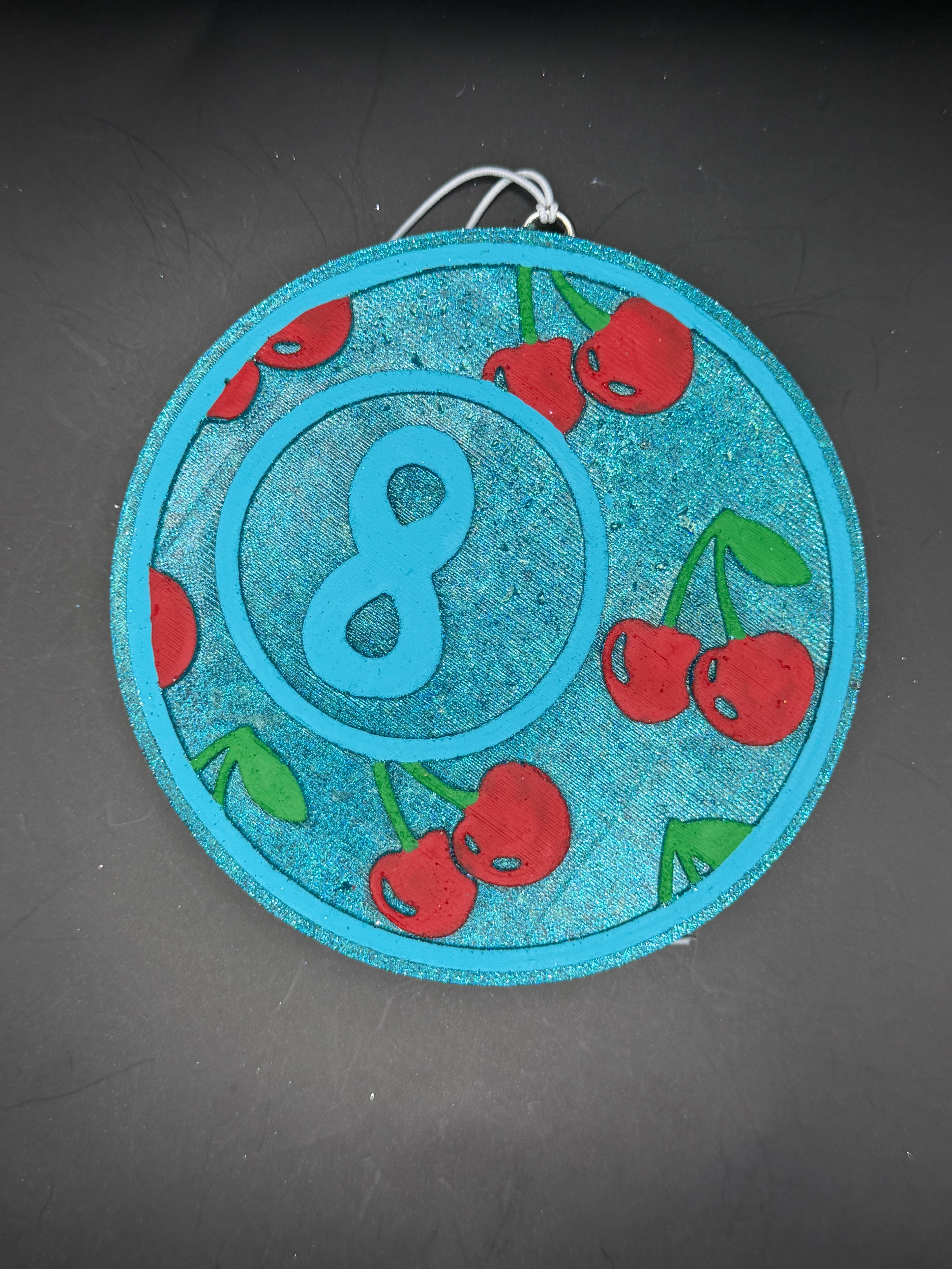 8 Ball with Cherries