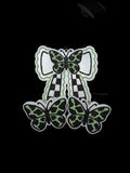 Cow print butterfly set