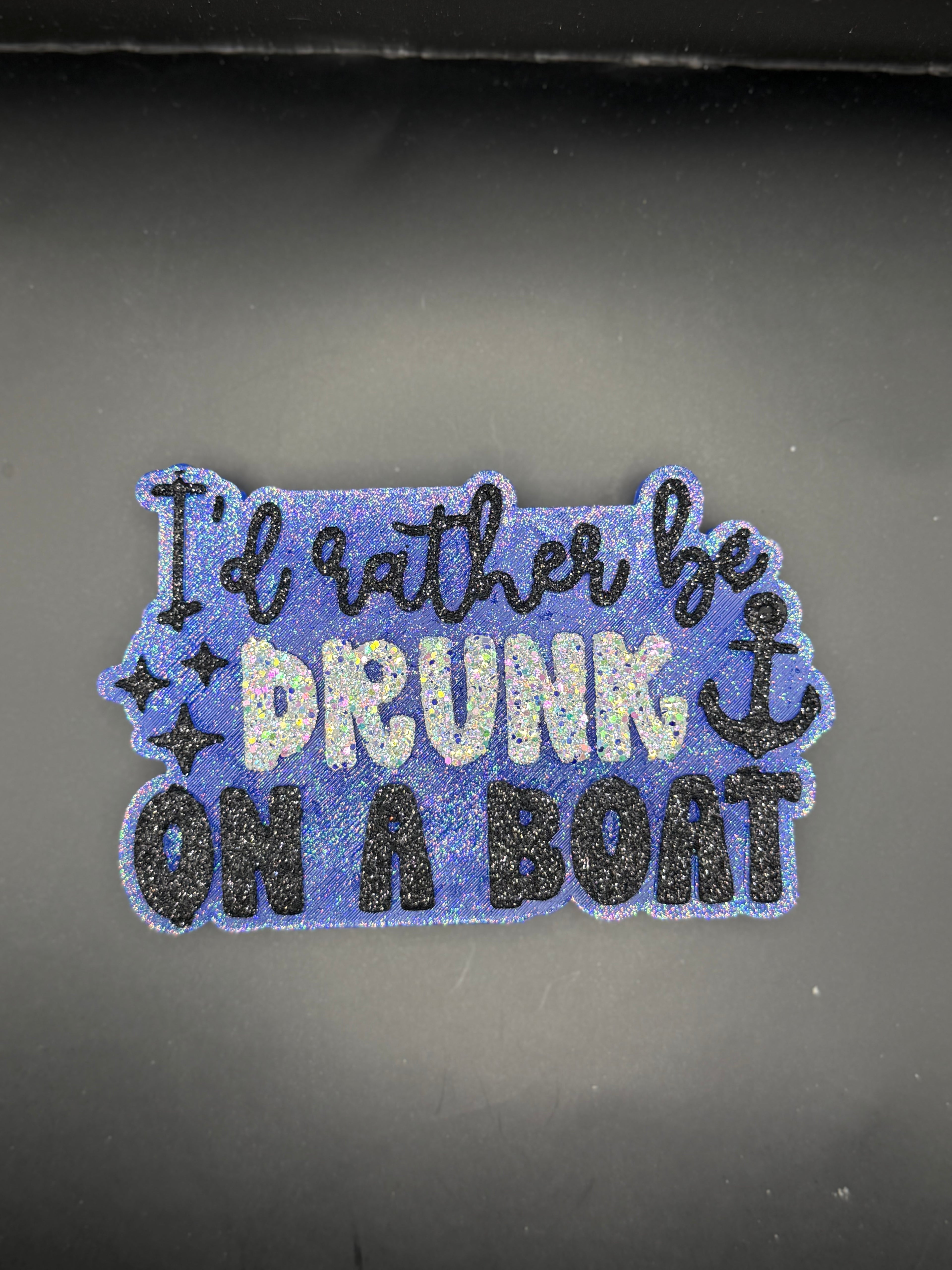 Drunk on boat