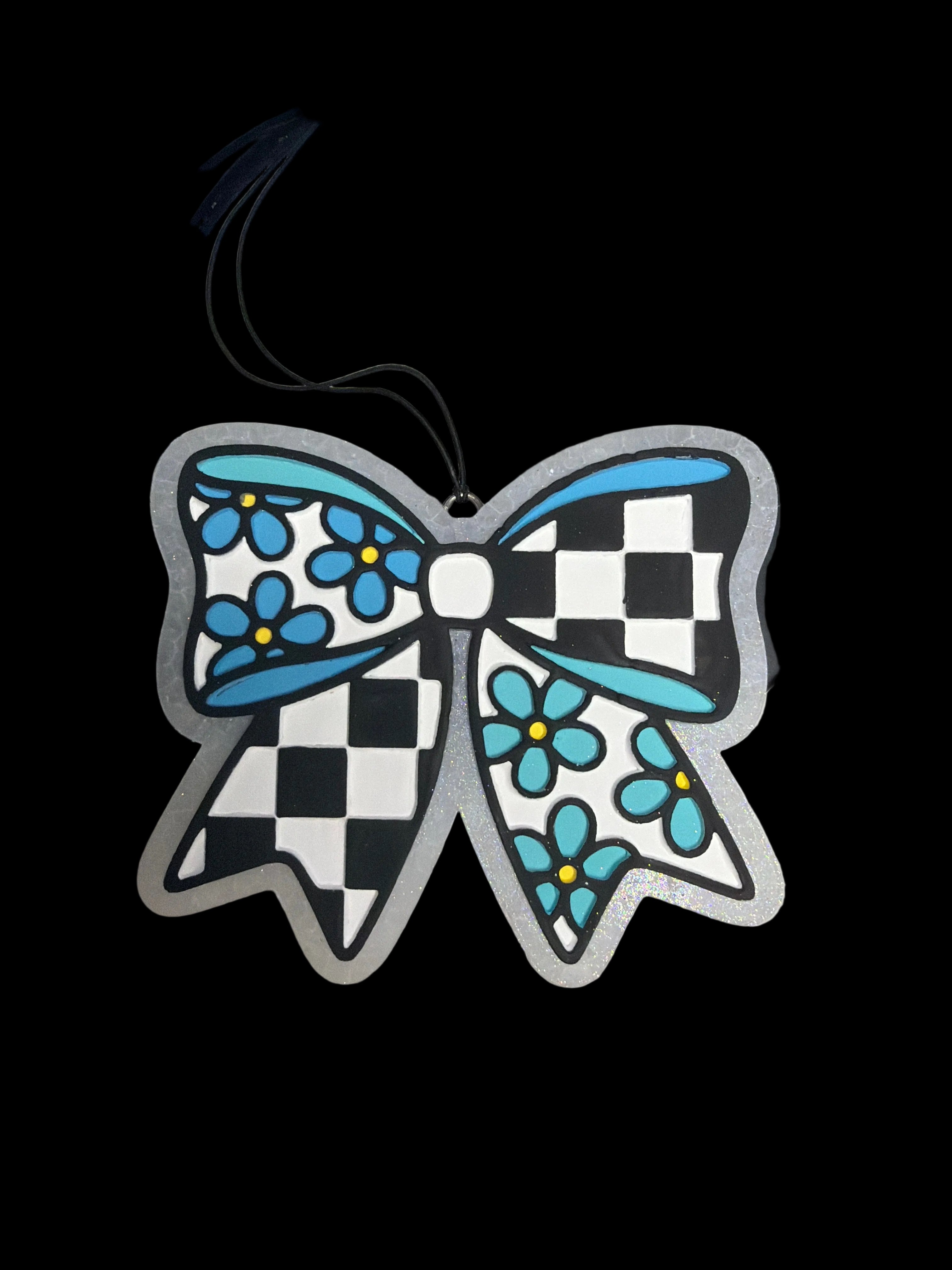 Retro flower bow