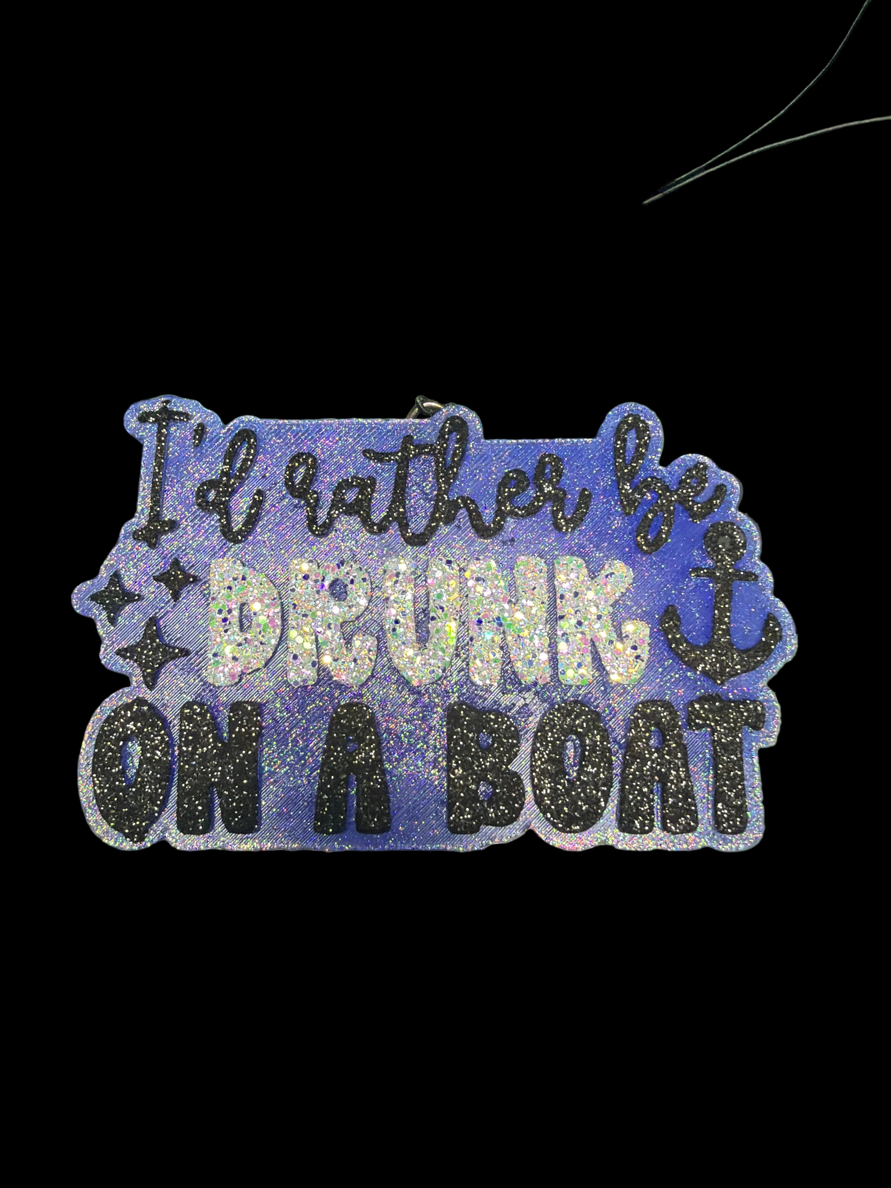 Drunk on a boat