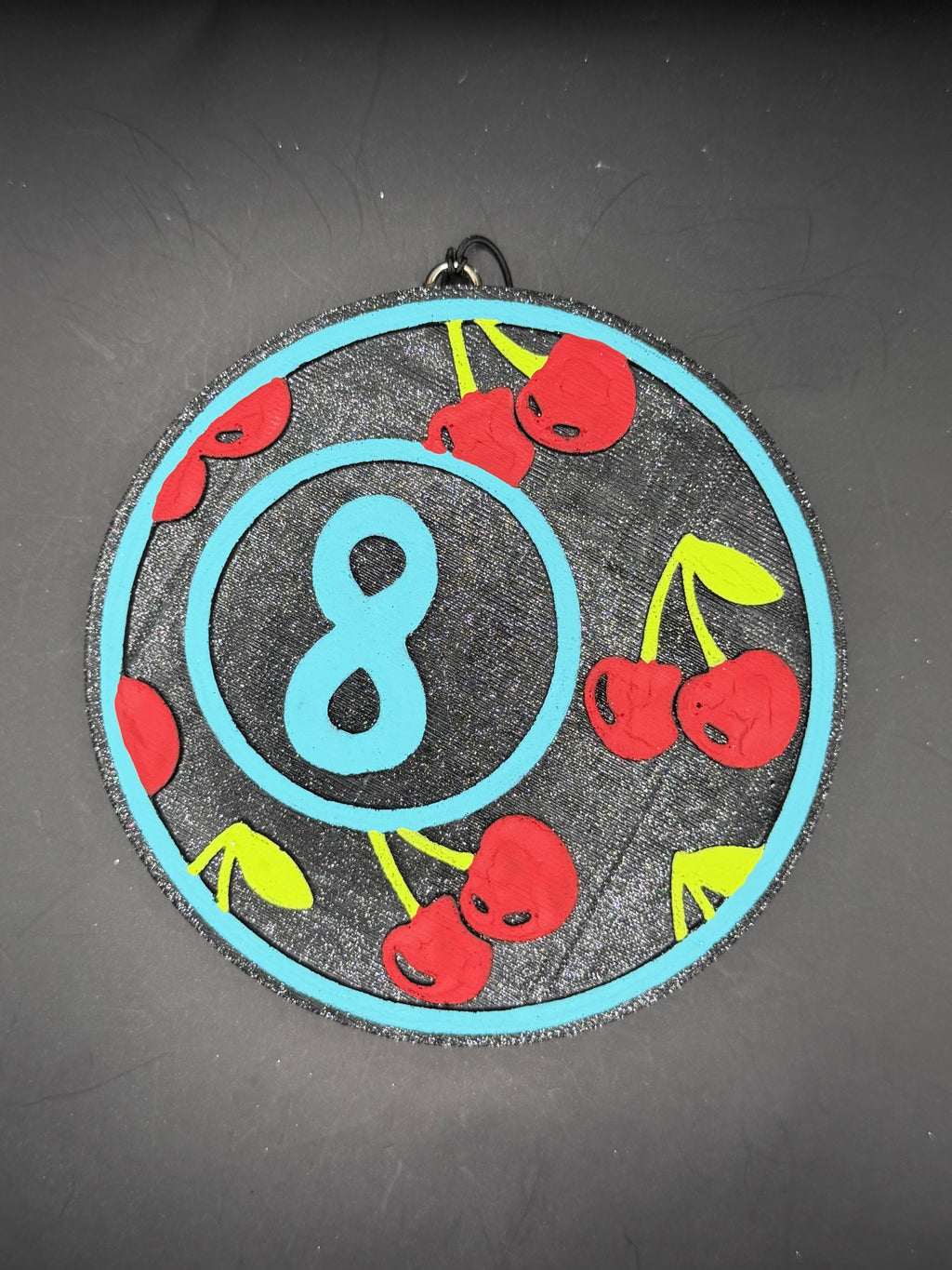 8 Ball with Cherries