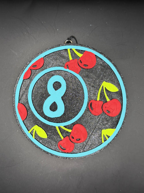 8 Ball with Cherries