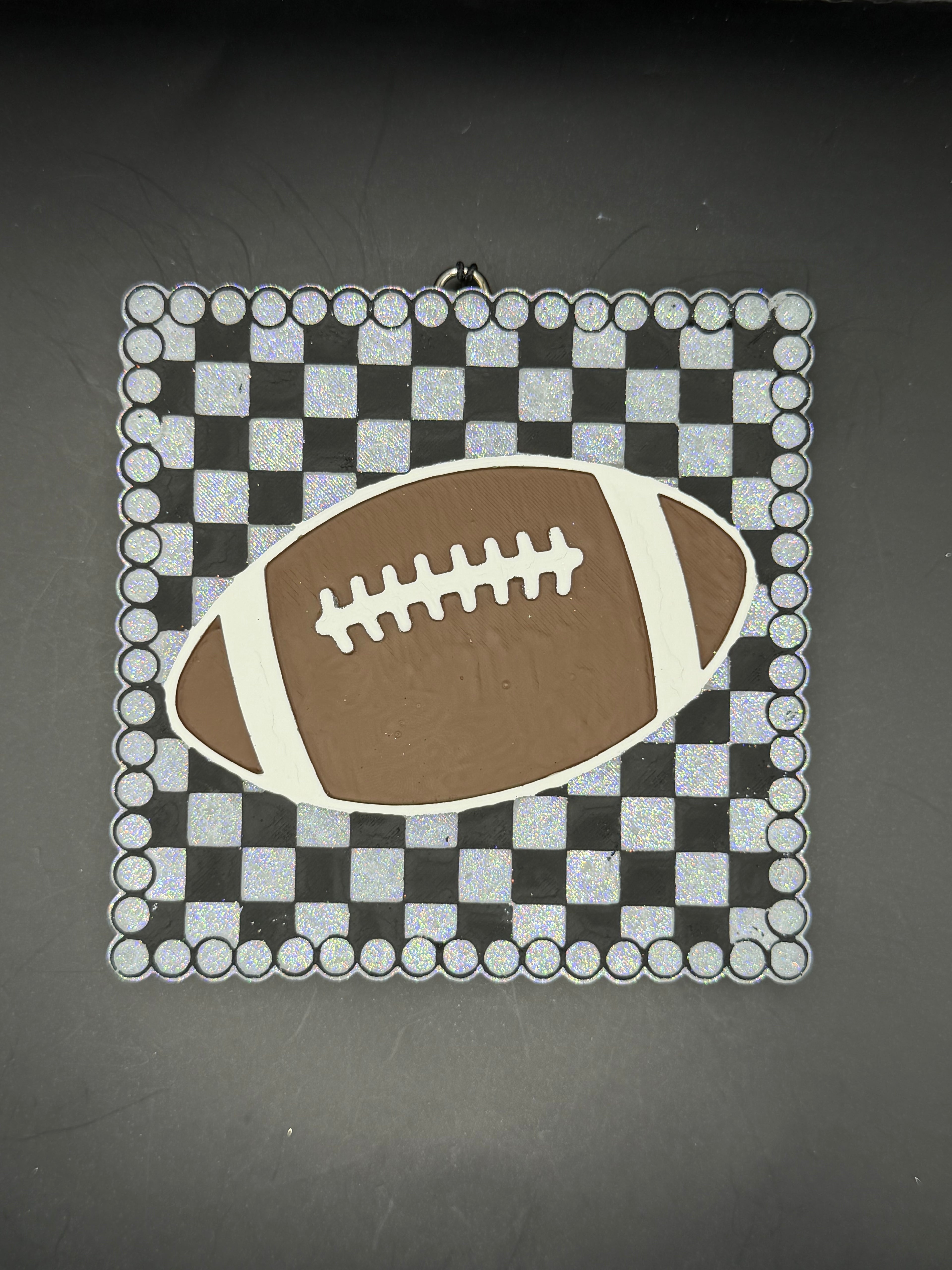 Checkered football